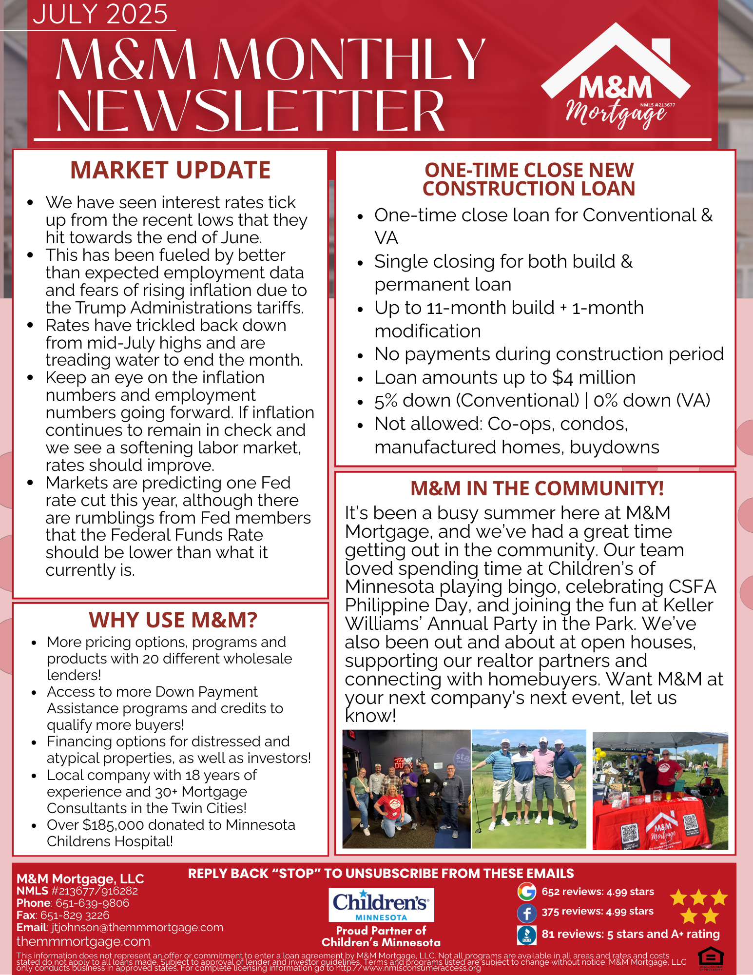 July Newsletter Template