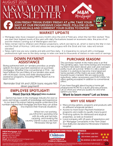 August Newsletter